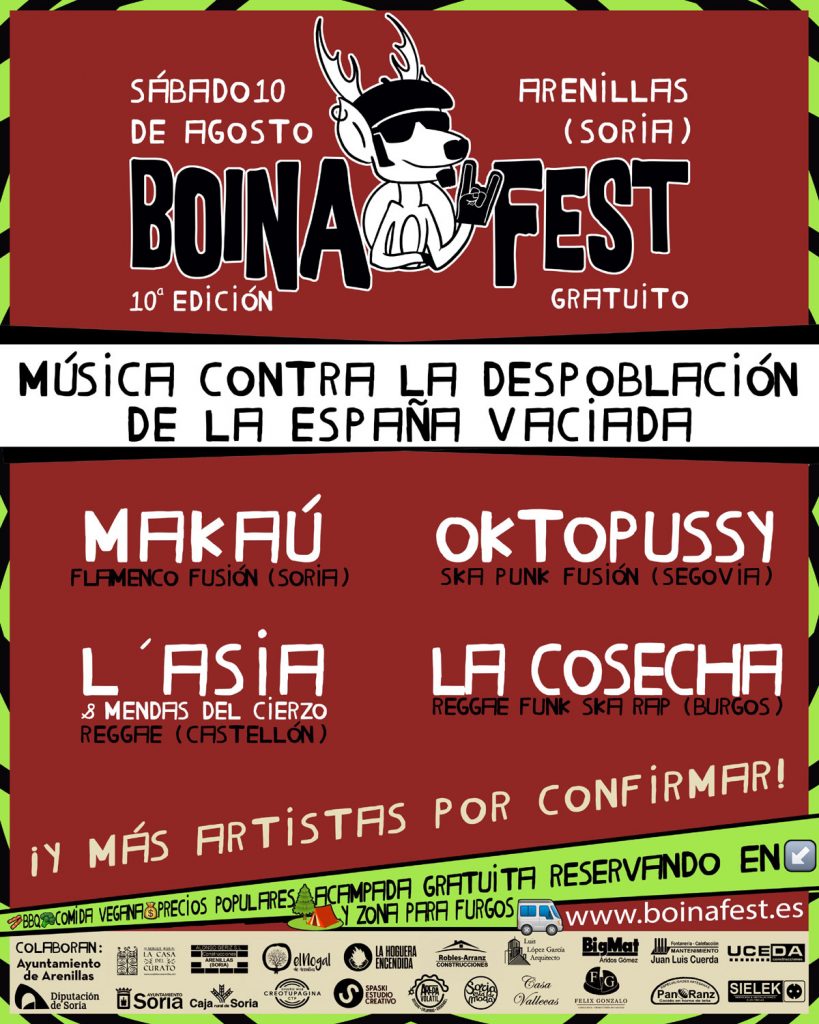 Makaú representarán a Soria en el 10º Boina Fest de Arenillas por la España vaciada