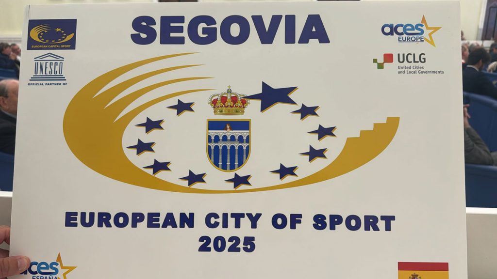 Segovia ya es ‘Ciudad Europea del Deporte 2025’