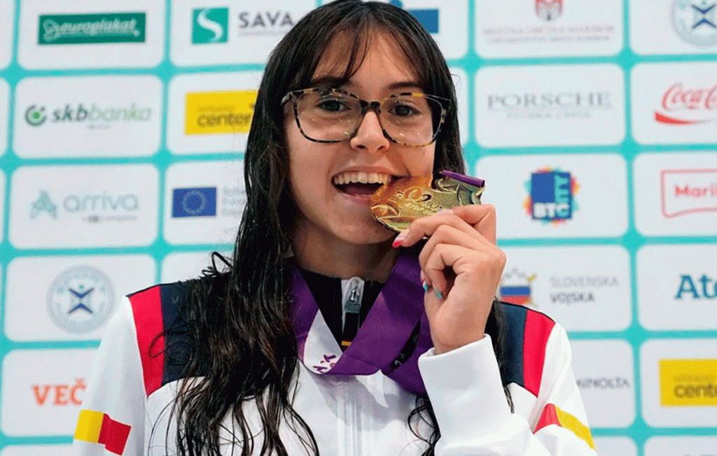 La nadadora vallisoletana Nayara Pineda, ganadora de la undécima edición del Premio Joven Promesas 2023