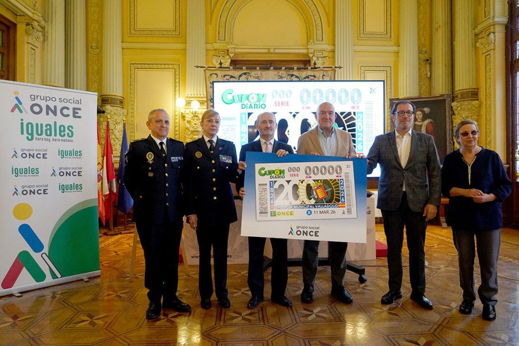 El cupón de la ONCE celebra el 200 aniversario de la Policía Municipal de Valladolid