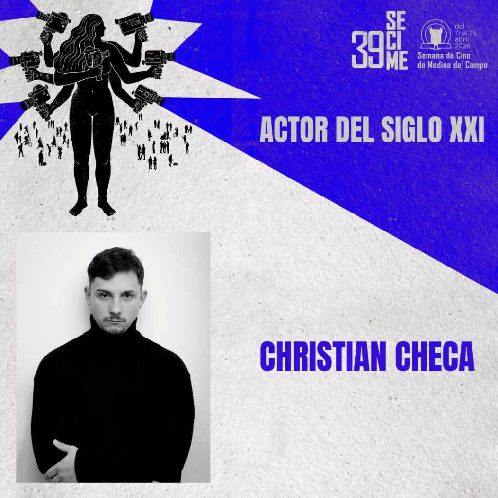 Christian Checa recibirá el premio ‘Actor del Siglo XXI’ en la próxima edición de la Semana de Cine de Medina del Campo