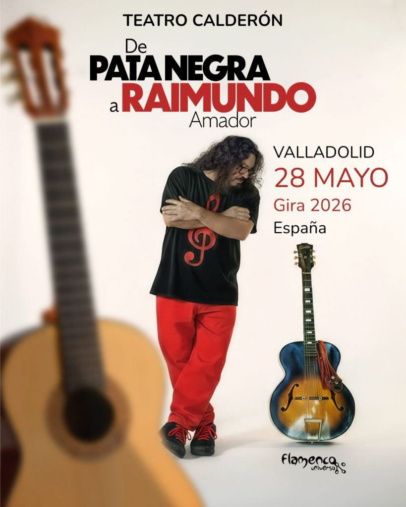 El Teatro Calderón de Valladolid acogerá el 28 de mayo el concierto de Raimundo Amador dentro de su nueva gira ‘De Pata Negra a Raimundo’