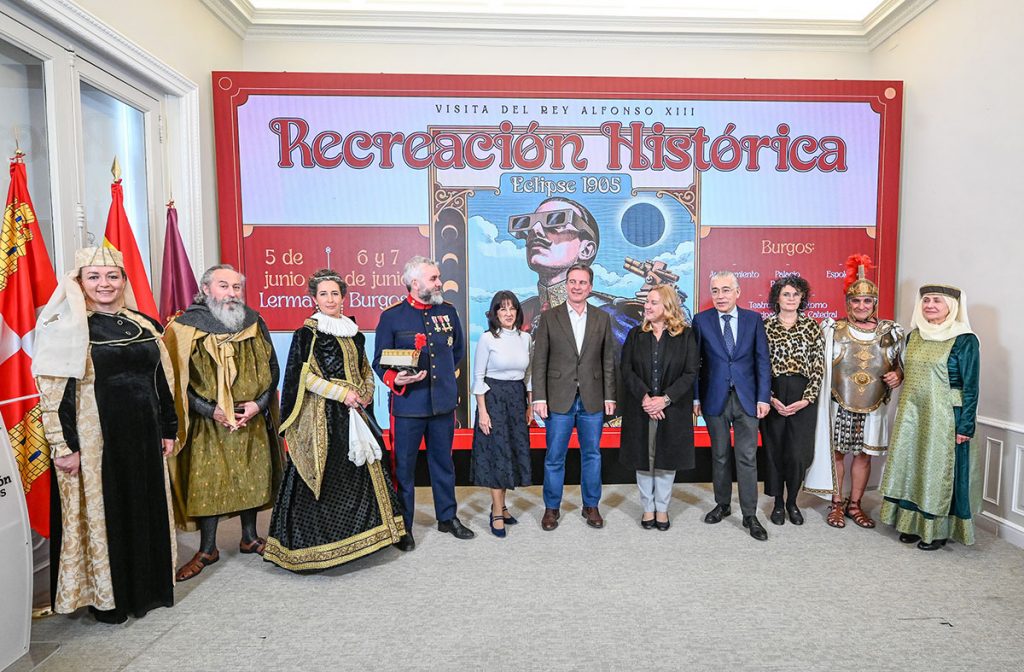 Lerma y Burgos acogerán una recreación histórica de la visita del rey Alfonso XIII en 1905 por el eclipse total de sol