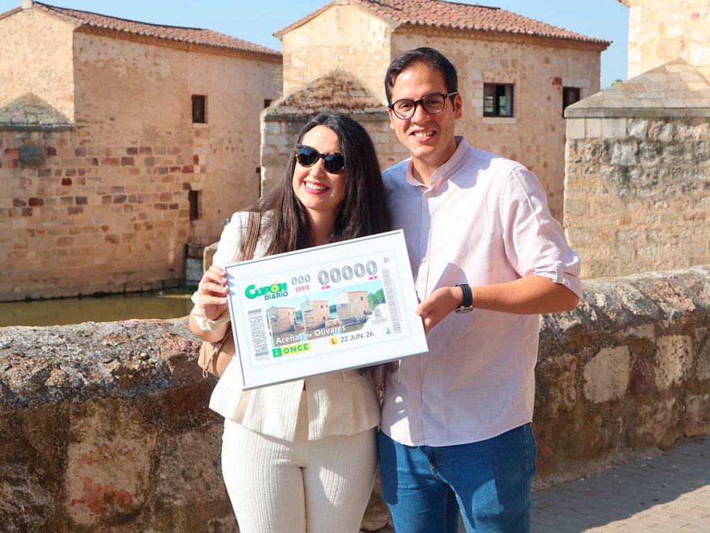 Una imagen de las Aceñas de Olivares, en Zamora, aparecerá el 22 de junio en 5,5 millones de cupones de la ONCE