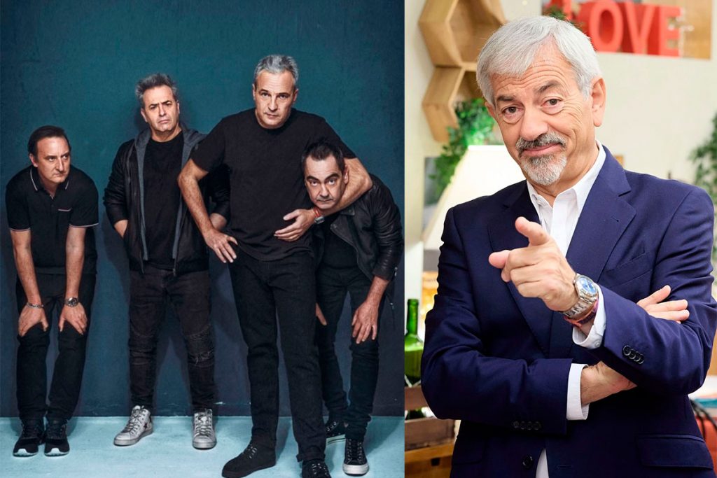 Hombres G, Carlos Sobera, Alberto Chicote y Julio Peña, en la XXI edición de los Galardones La Alcazaba