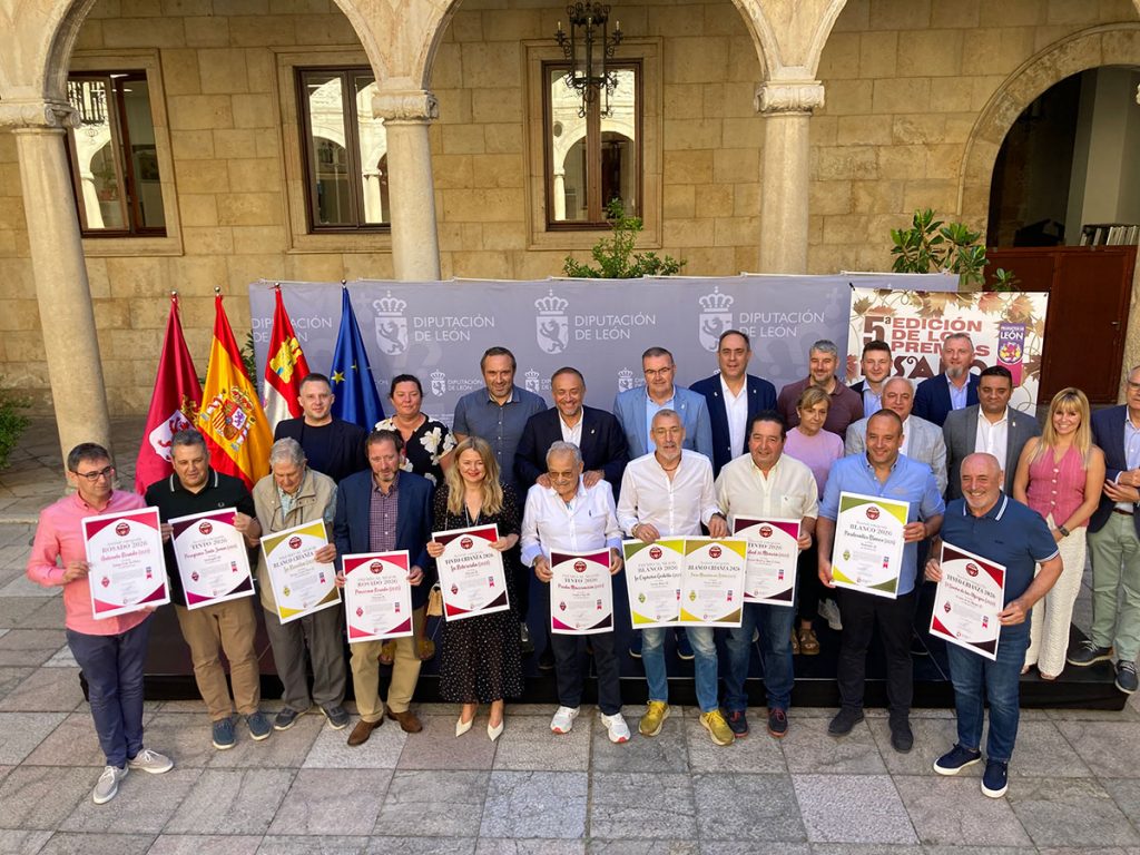 Cinco bodegas reciben galardones en la V edición de los Premios Pisado de la Diputación de León