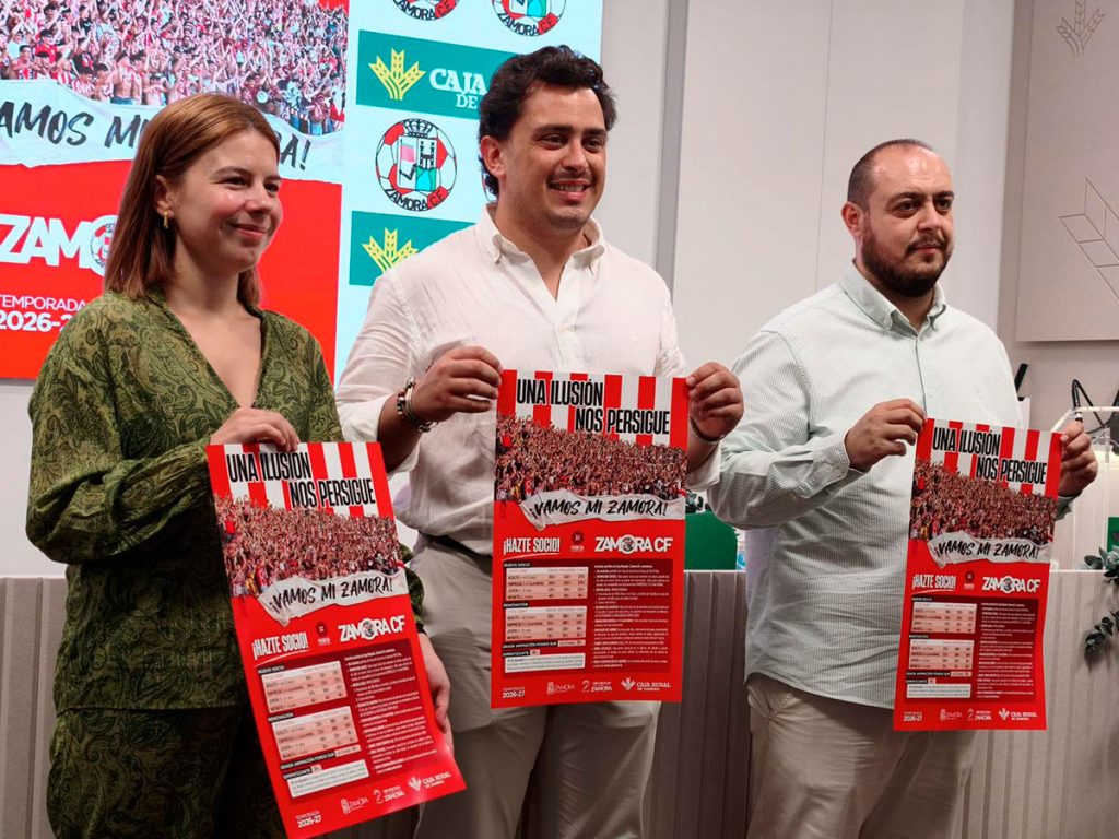 El Zamora CF aspira a conseguir el ascenso directo a Segunda División y pone en marcha la campaña de socios para alcanzar los 5.000