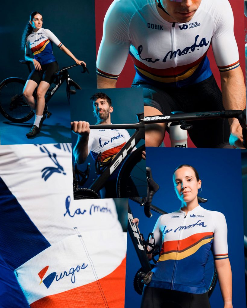 La Vuelta a Burgos y La M.O.D.A. homenajean al Chava Jiménez con un maillot conmemorativo
