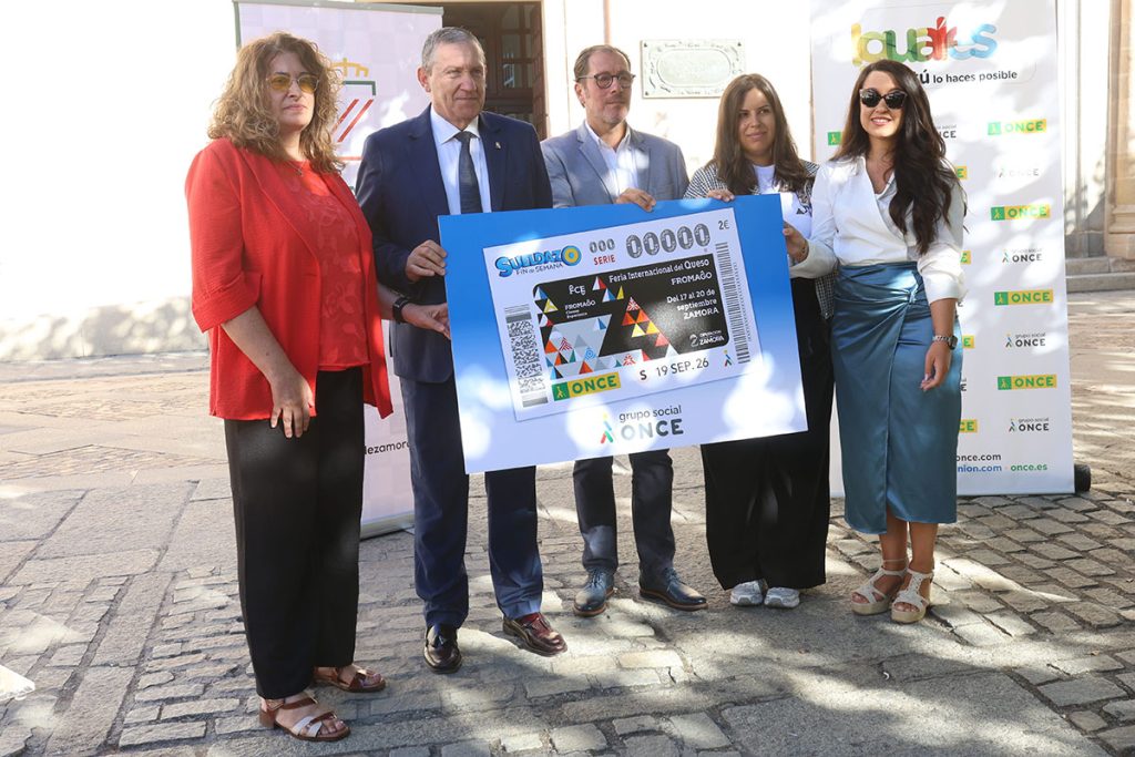 La ONCE dedica a Fromago el cupón del sábado 19 de septiembre con 5,5 millones de ejemplares