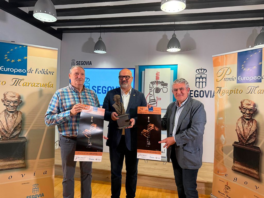 La asociación cultural Ronda Segoviana convoca el 29 Premio Europeo de Folklore ‘Agapito Marazuela’
